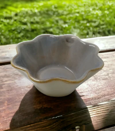 Leafbud earthen elegance collection serving bowl