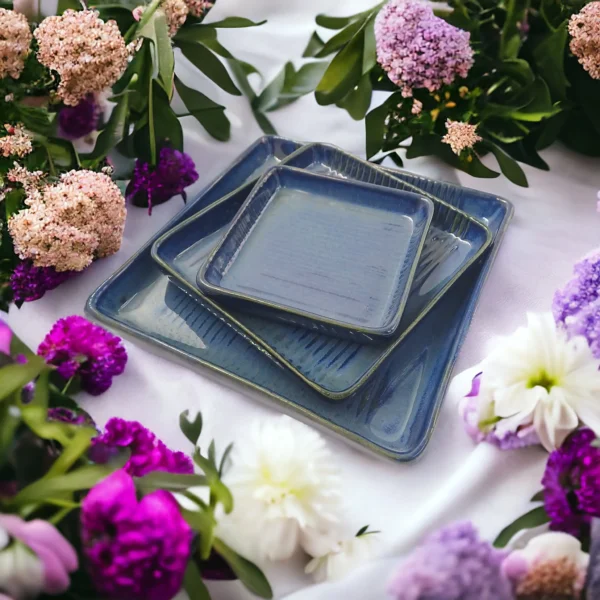 Leafbud elegance serving plate 6810 set of