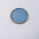 Leafbud aquamarine serving platter 8