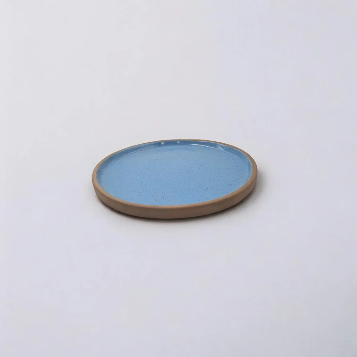 Leafbud aquamarine serving platter 8