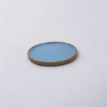 Leafbud aquamarine serving platter 8