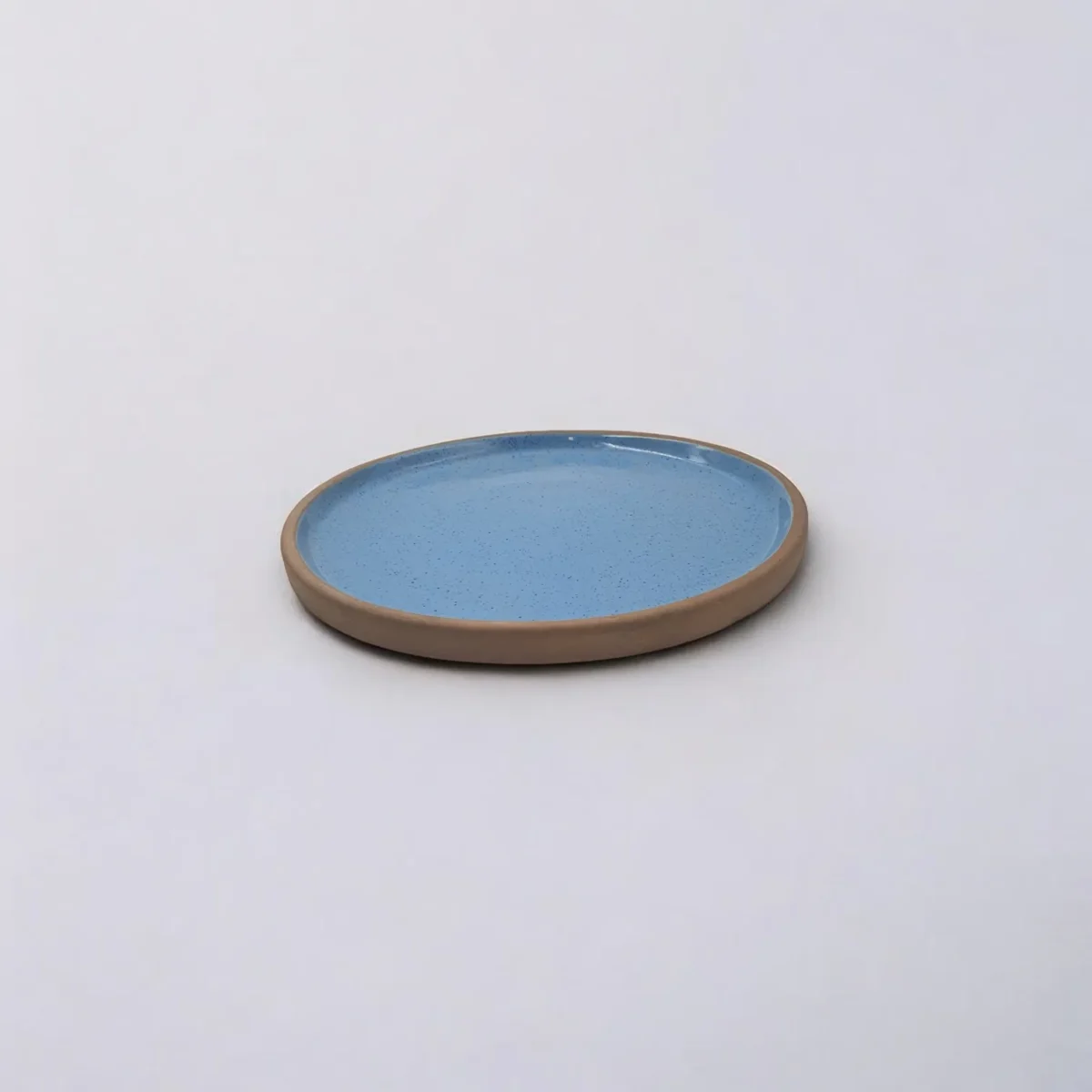 Leafbud aquamarine serving platter 8