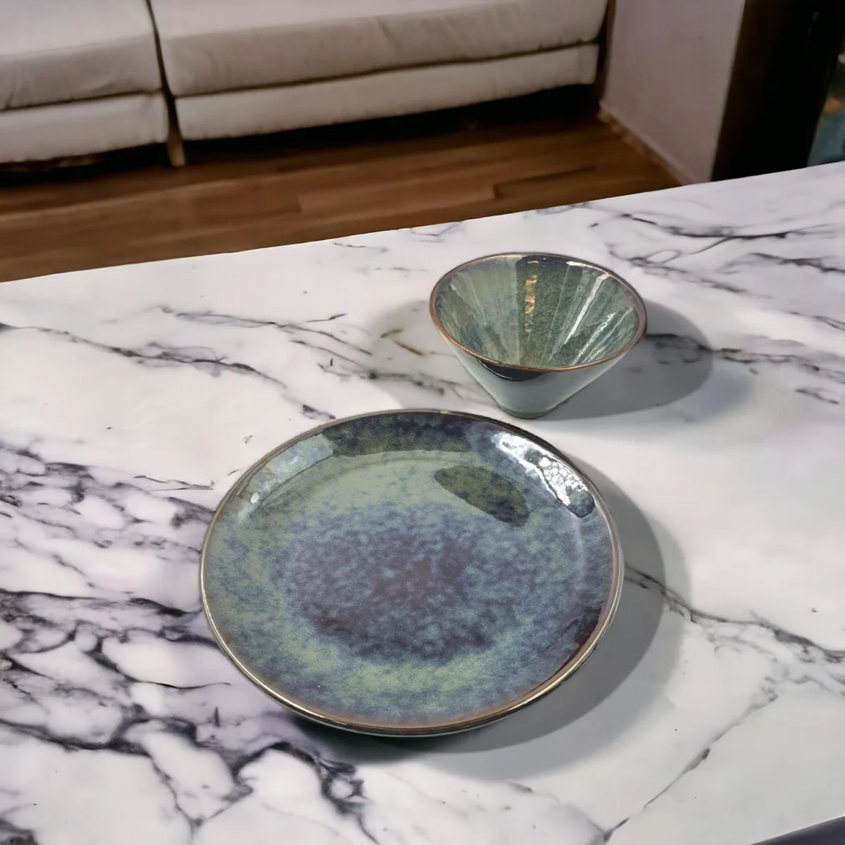 Leafbud sequoia serving platter 9