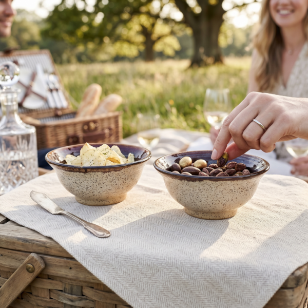 Leafbud Amber Snacks Bowls