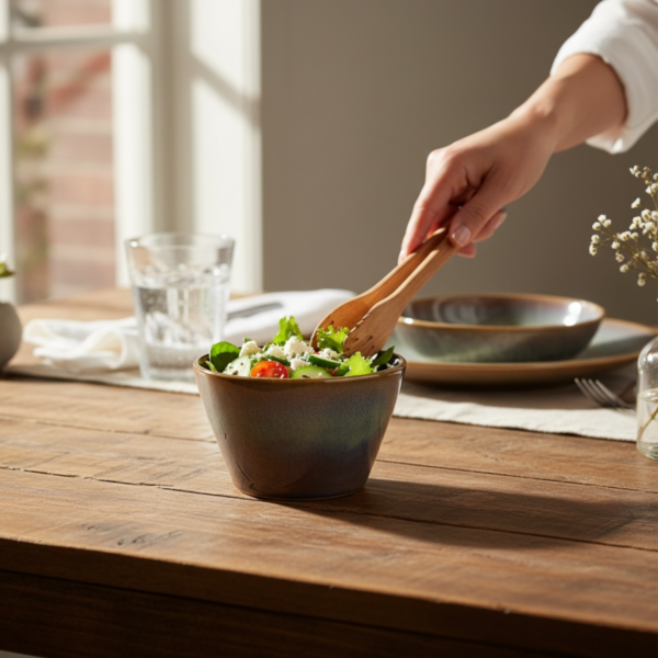 Leafbud Jade Serving Bowl