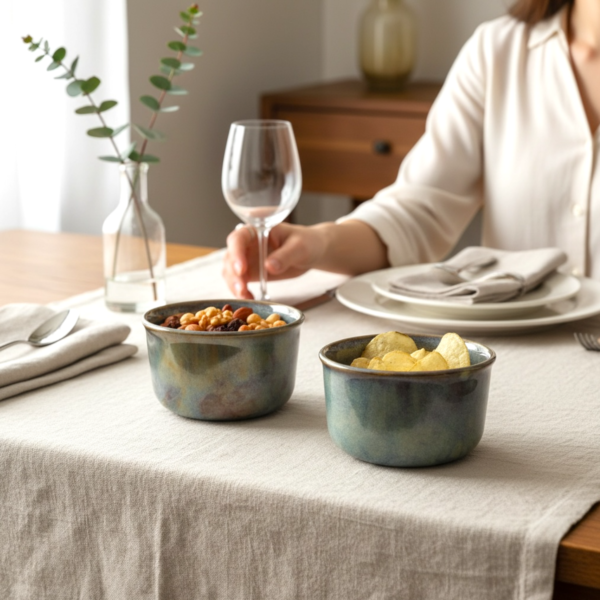 Leafbud JadeBloom Snack Bowls