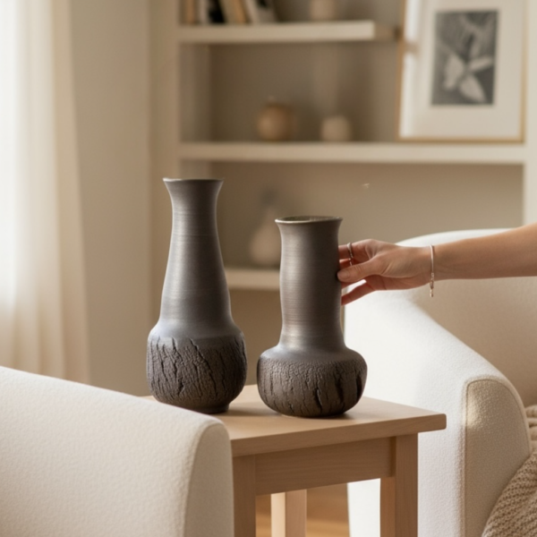 Leafbud Emotional Resonance Roasted Brown Carafe Set - 2 pcs