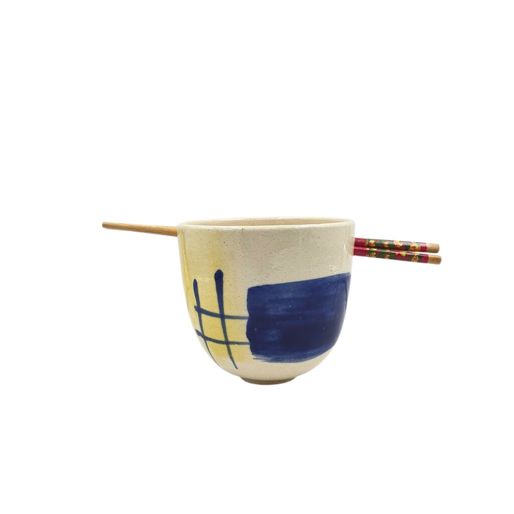 The Leafbud Whispers ramen bowl rising in a glow of light, chopsticks across its rim