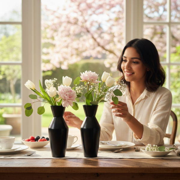 Leafbud Essence Duo Vase Set