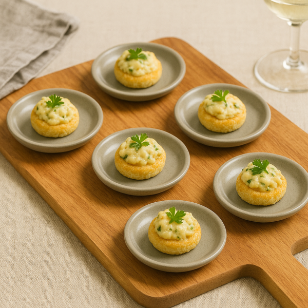 Leafbud Ivory Tasting Plates