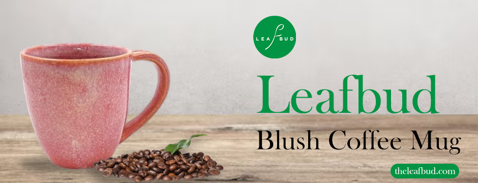 leafbud blush coffee mugs