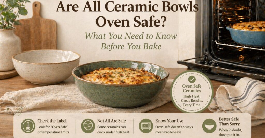 Are All Ceramic Bowls Oven Safe? What You Need to Know Before You Bake