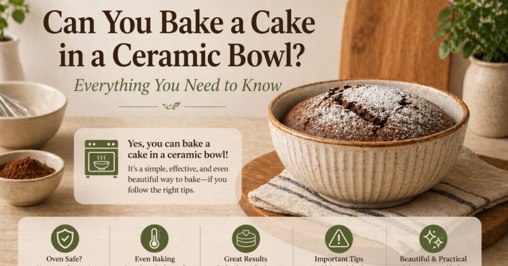 Can You Bake a Cake in a Ceramic Bowl? Everything You Need to Know