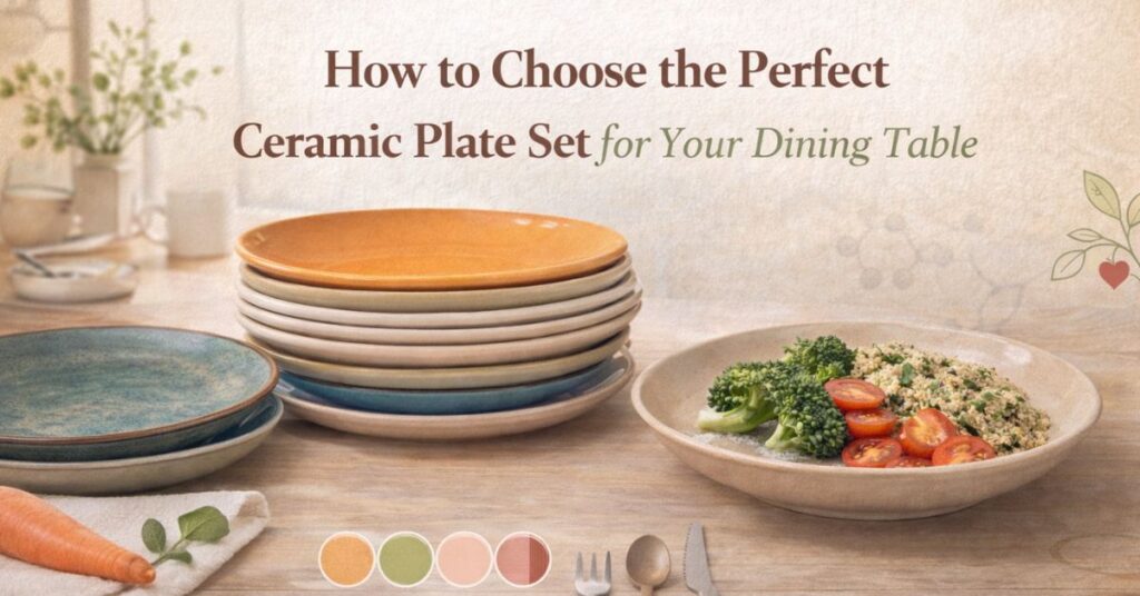 How to Choose the Perfect Ceramic Plate Set for Your Dining Table