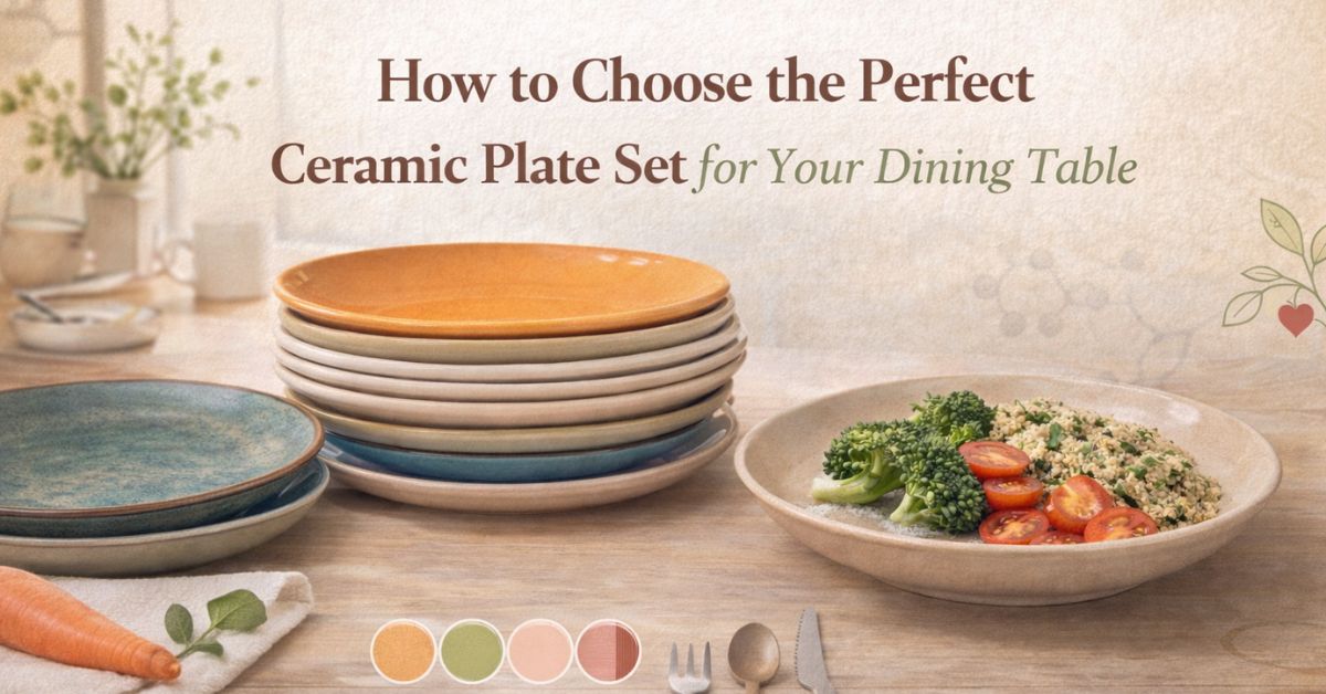 How to Choose the Perfect Ceramic Plate Set for Your Dining Table