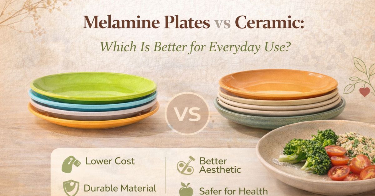 Melamine Plates vs Ceramic: Which Is Better for Everyday Use