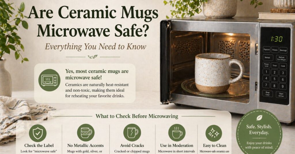 are ceramic mugs microwave safe​