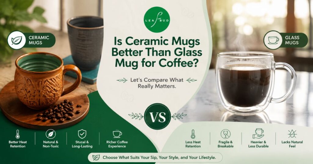 Is Ceramic Mugs Better Than Glass Mug for Coffee?