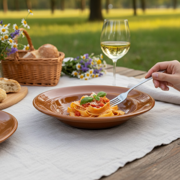 Leafbud Terra Pasta Plate