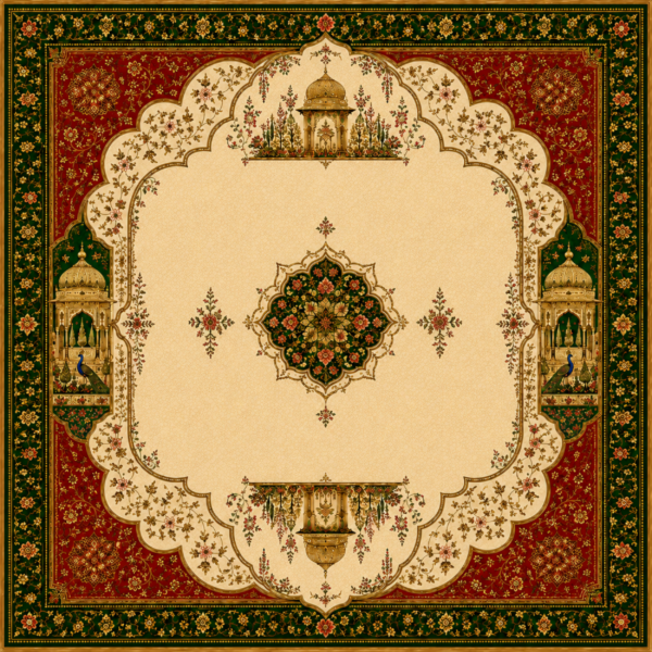 Leafbud Zareen Mahjong Mat