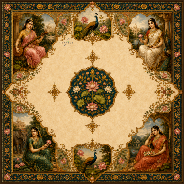 Leafbud Meera Mahjong Mat