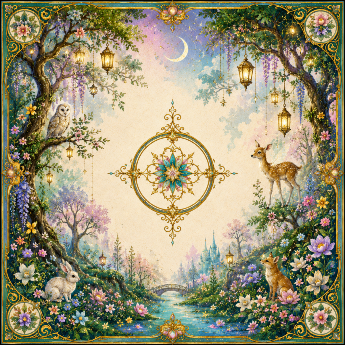Leafbud Lumina Mahjong Mat