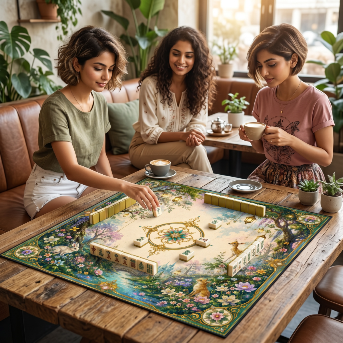 Leafbud Lumina Mahjong Mat