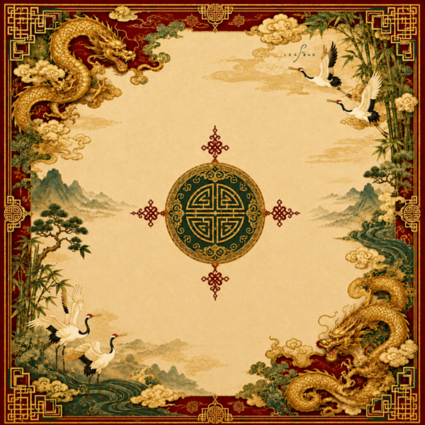 Leafbud Meilin Mahjong Mat