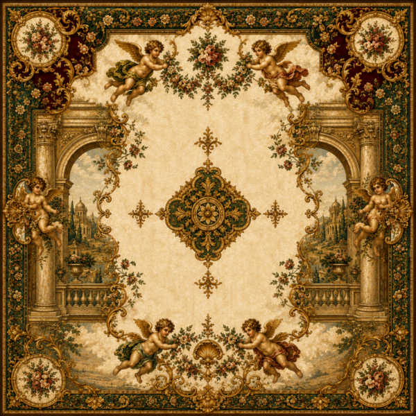 Leafbud Seraphina Mahjong Mat