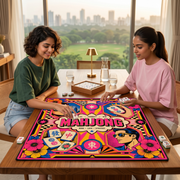 Leafbud Zelina Mahjong Mat