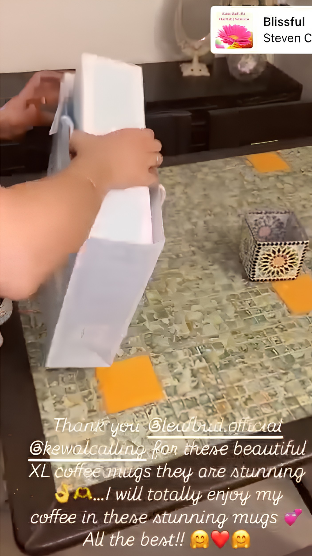 Customer unboxing video