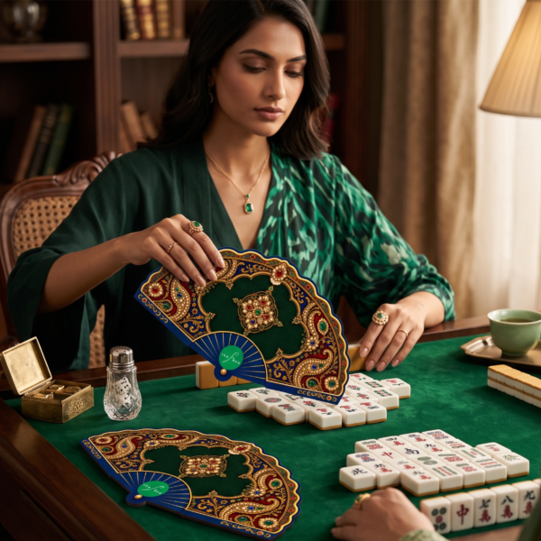 Leafbud Jewels of India Mahjong Shuffler