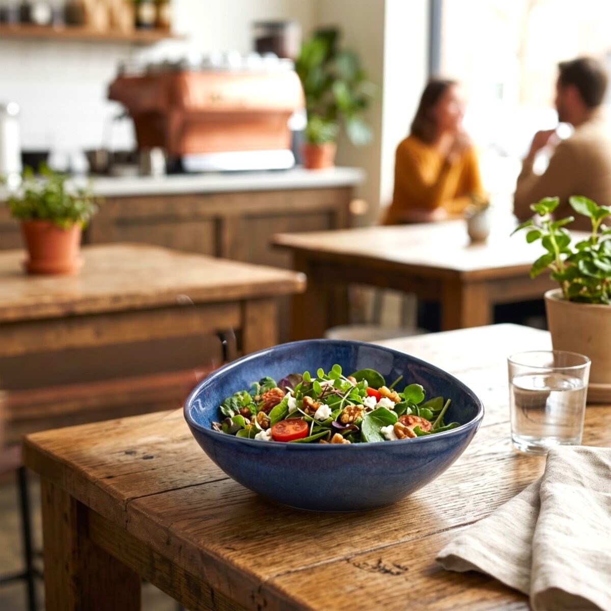 Leafbud Midnight Tria Serving Bowl (S)