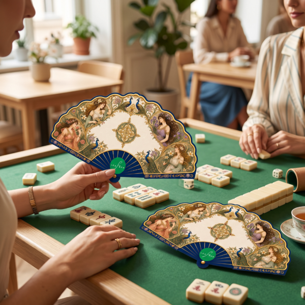 Leafbud Art Nouveau Mahjong Shuffler