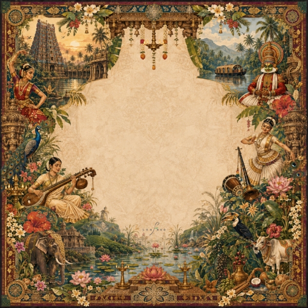 Leafbud Dakshinam Mahjong Mat